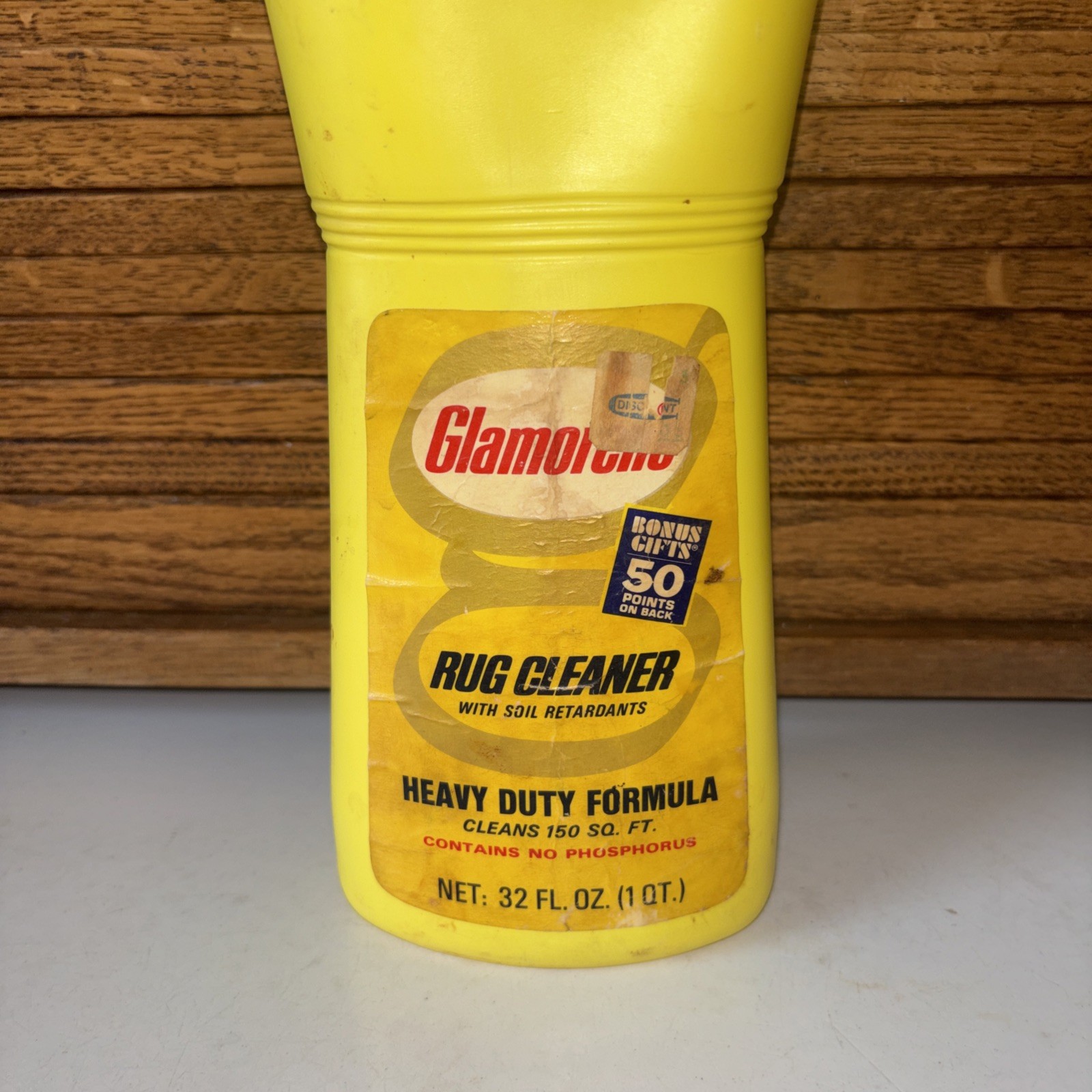 Vtg. Glamorene Rug Cleaner 32 FL OZ 1 QT With Soil Retardants Heavy Duty Formula