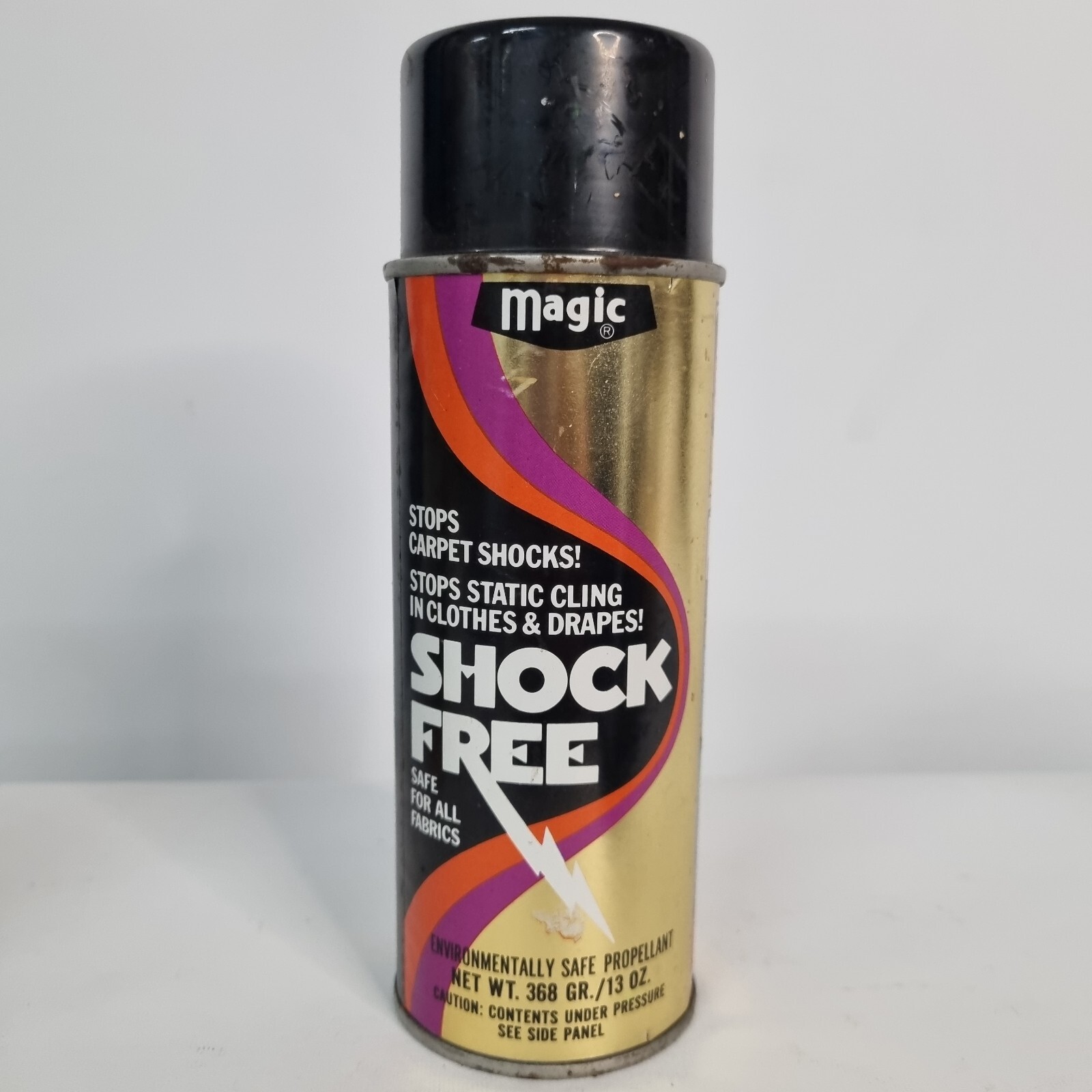 *1 VTG Magic Shock Free Aerosol Anti-static 13 oz. CHEM-TEL 60s 70s Prop Retro