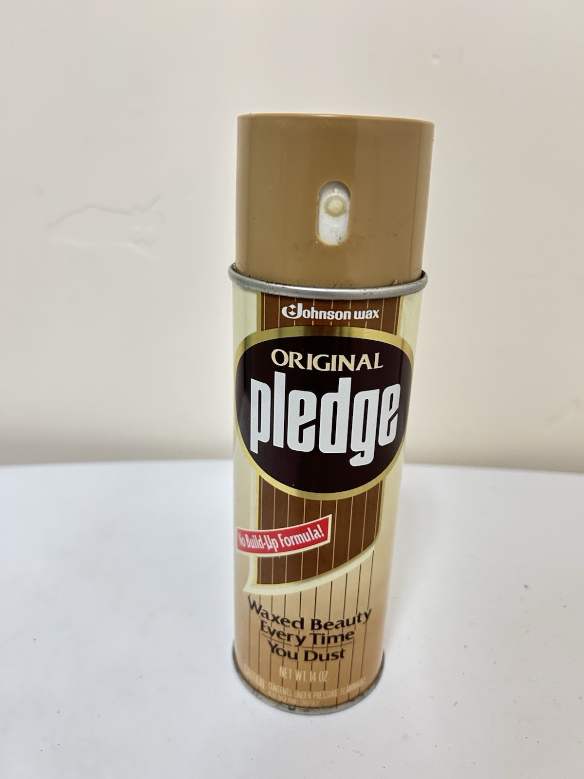 VTG 1988 Pledge S.C. Johnson & Sons Dusting Wax Aerosol Spray Can -Almost Full