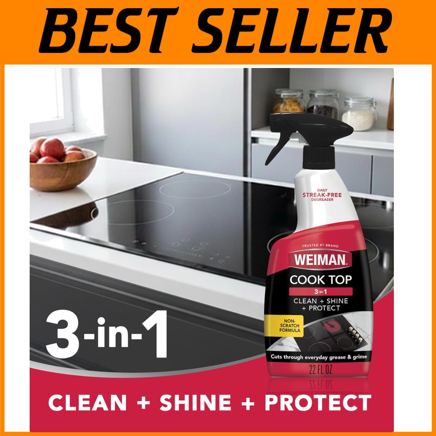 Cooktop & Oven Cleaner – Streak-Free Daily Maintenance
