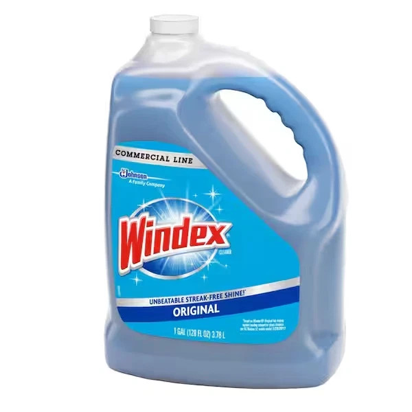 2 Pack – Windex 128 oz. Commercial Original Glass Cleaner Refill