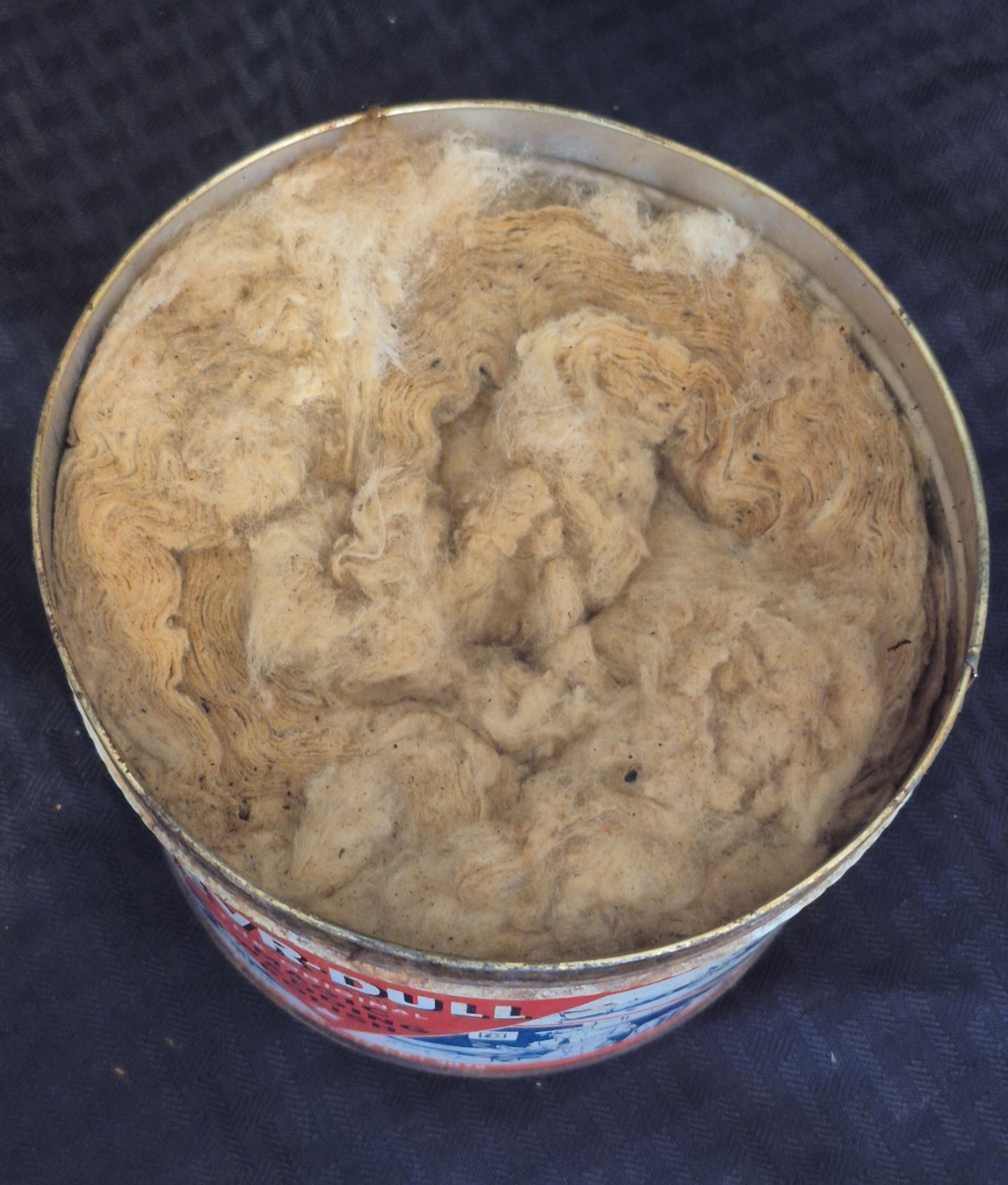 NEVR-DULL Magic Wadding Polish Metal Cleaner Rust Remover Vintage 32 oz Rustic