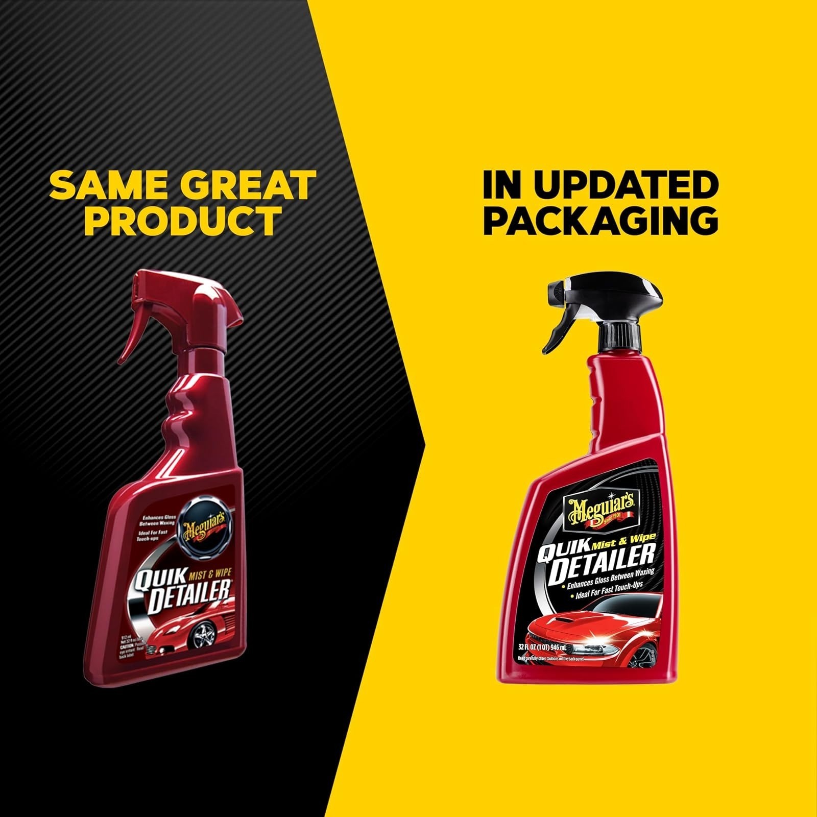 Meguiar’s Quik Detailer Spray 32 oz – Boost Shine & Protect Paint