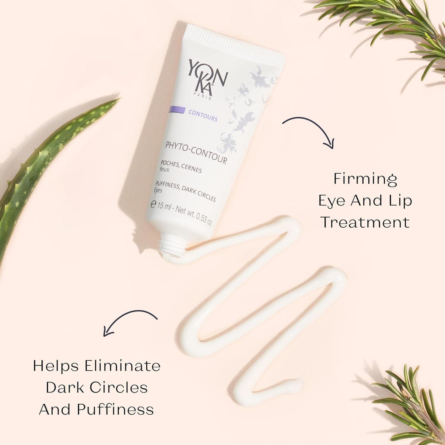Yon-Ka Phyto-Contour | Anti-Aging Eye Cream with Rosemary Extract | Reduces Pu