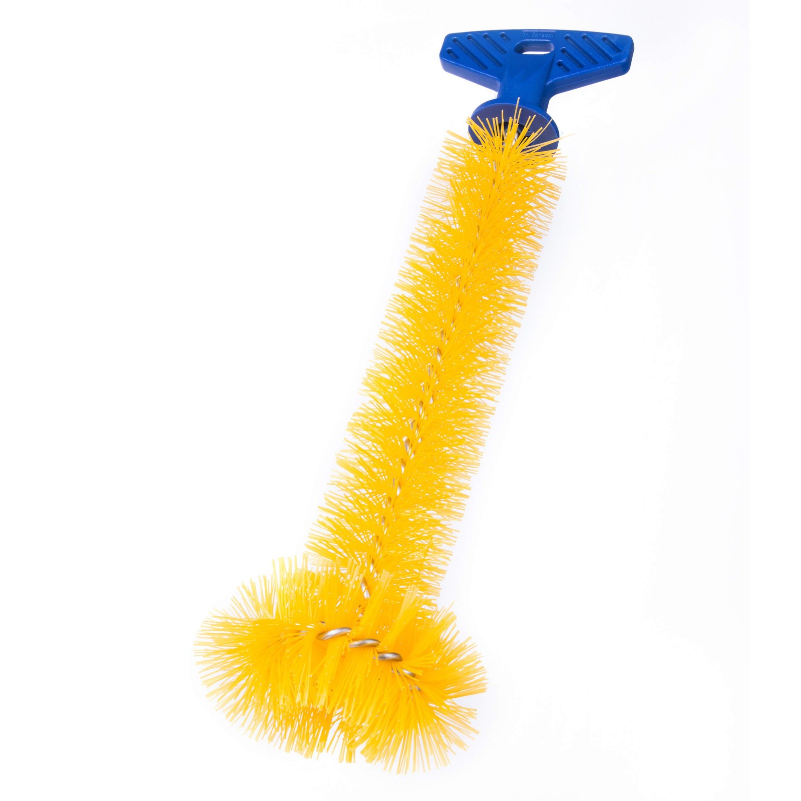 Universal Garbage Disposal Brush with Sturdy Grip Handle 11 Inches Yellow