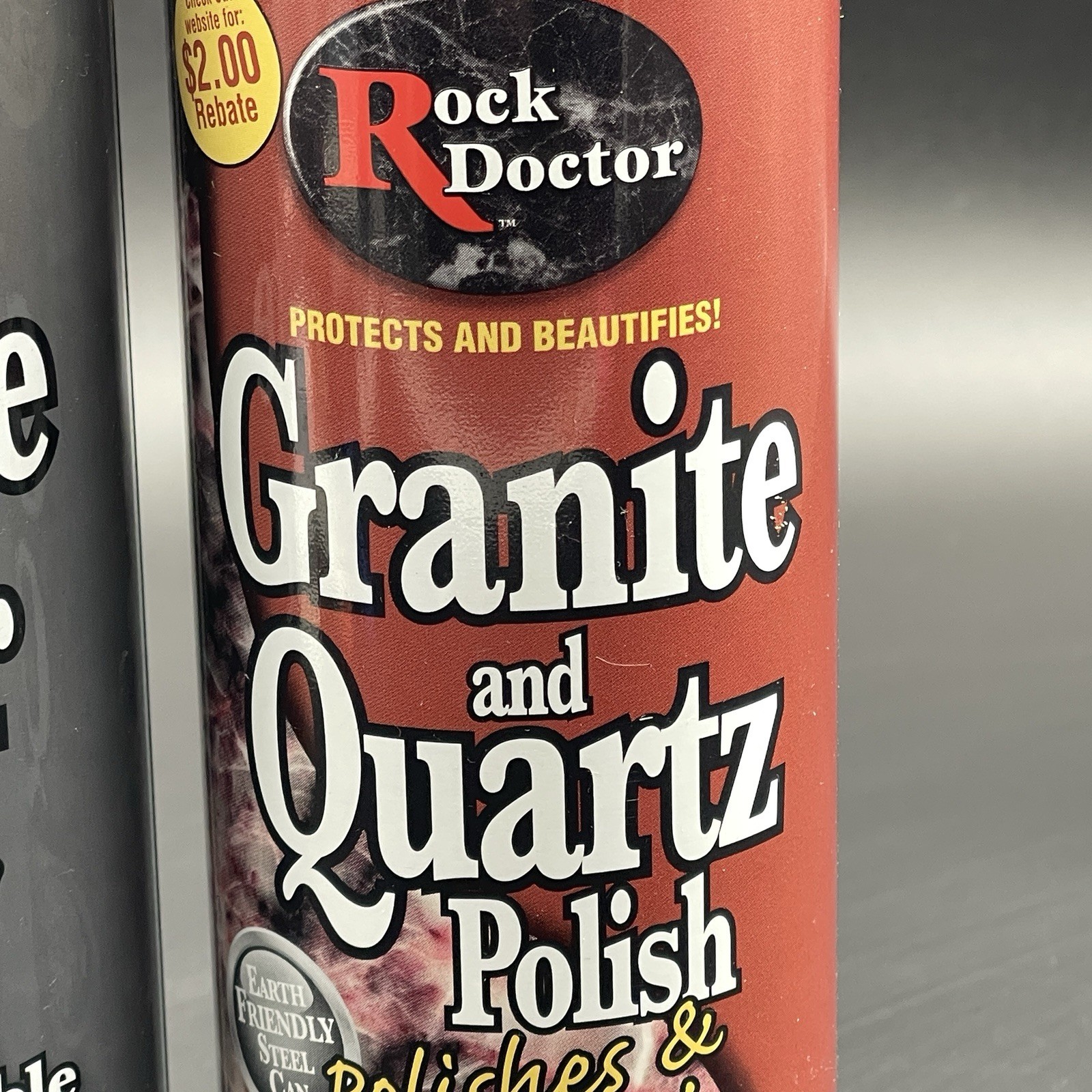 Rock Doctor Granite Sealer & Granite Quartz Polish 18oz Lot of 2 Full