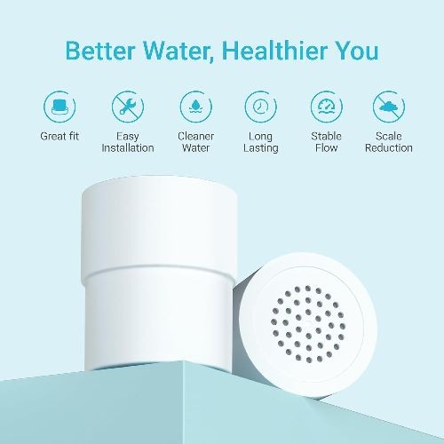 RV Inline Water Filter with Hose Protector, NSF Certified, Reduces Chlorine, Bad