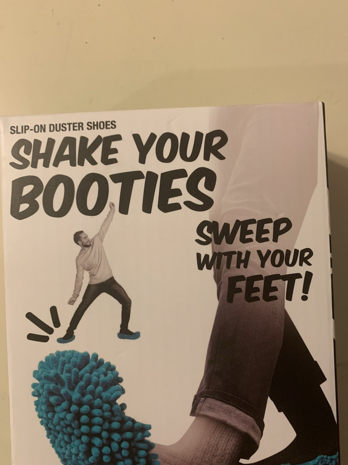 Shake Your Booties Slip On Duster Shoes One size fits most Brand New Sealed Box