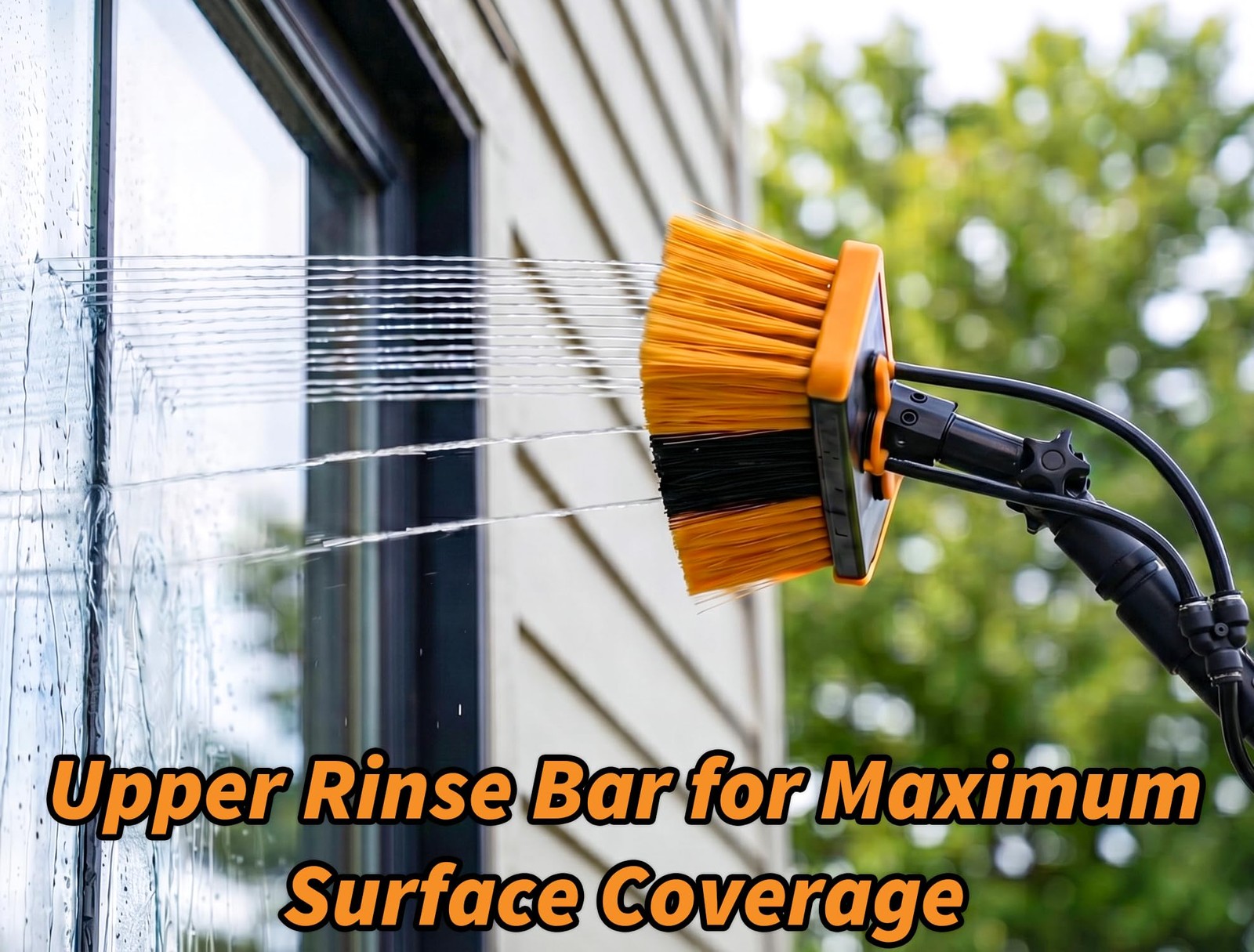 4-12 ft Water Fed Pole Window Cleaning System // Professional Telescopic Sola…