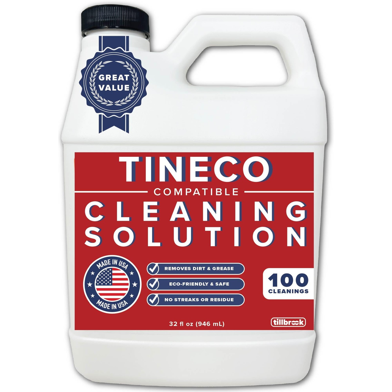 Floor Cleaner Compatible with Tineco – 100 CLEANINGS – 32oz Floor Cleaning So…