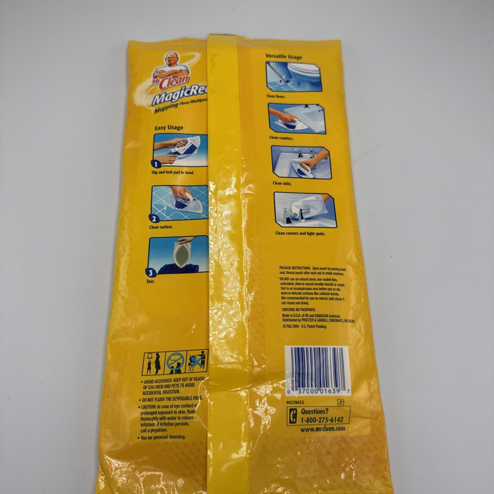 Mr Clean Magic Reach Mopping Floor Multipurpose *10 of 12 Refill Pads