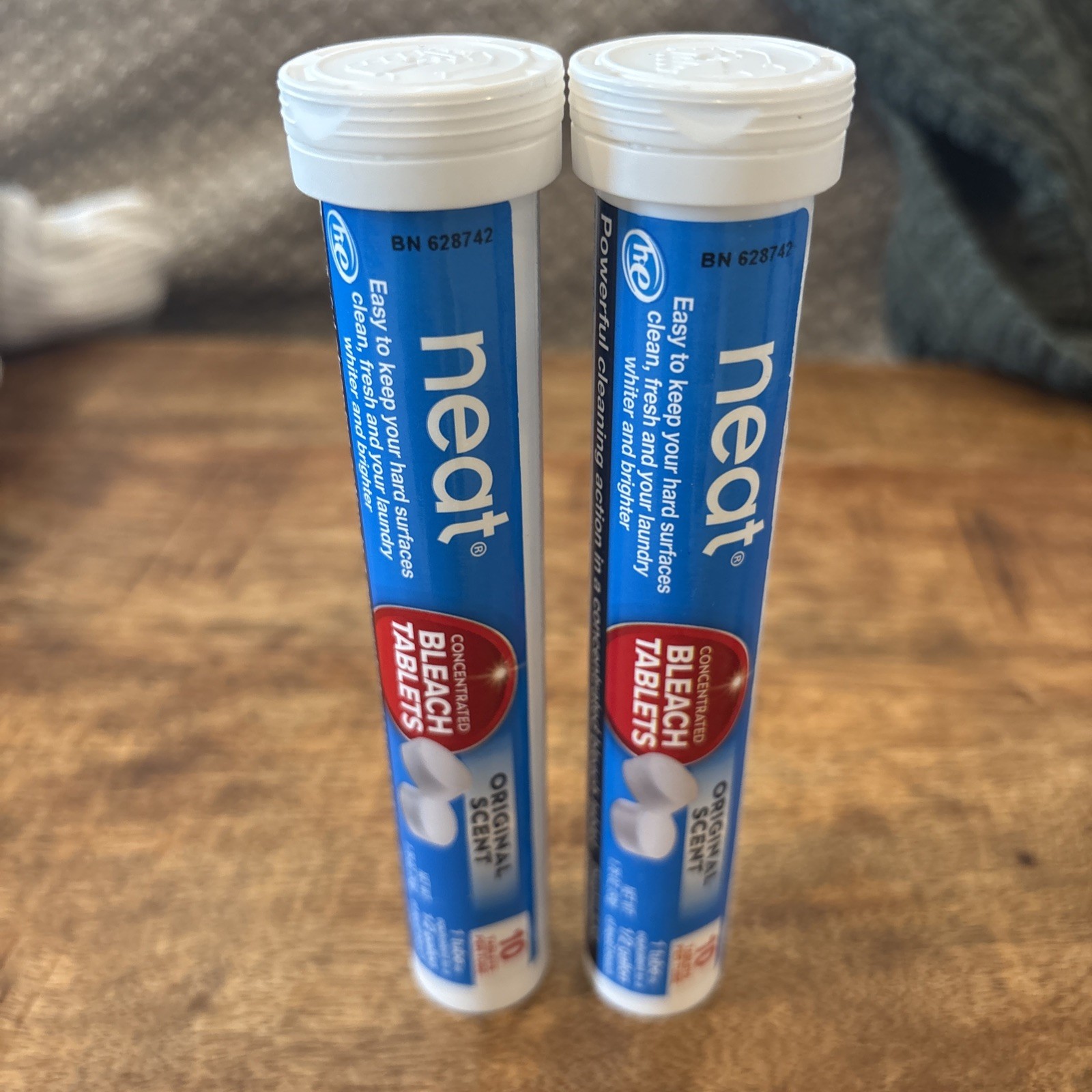 2pk Neat Bleach Tablets Ultra Concentrated Original Scent 10-Ct each 20-Tabs New