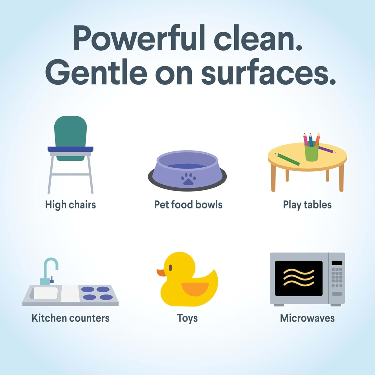 Free & Clear Multi Surface Cleaner, Spray Bottle, Fragrance Free, 32 Fluid Ounce