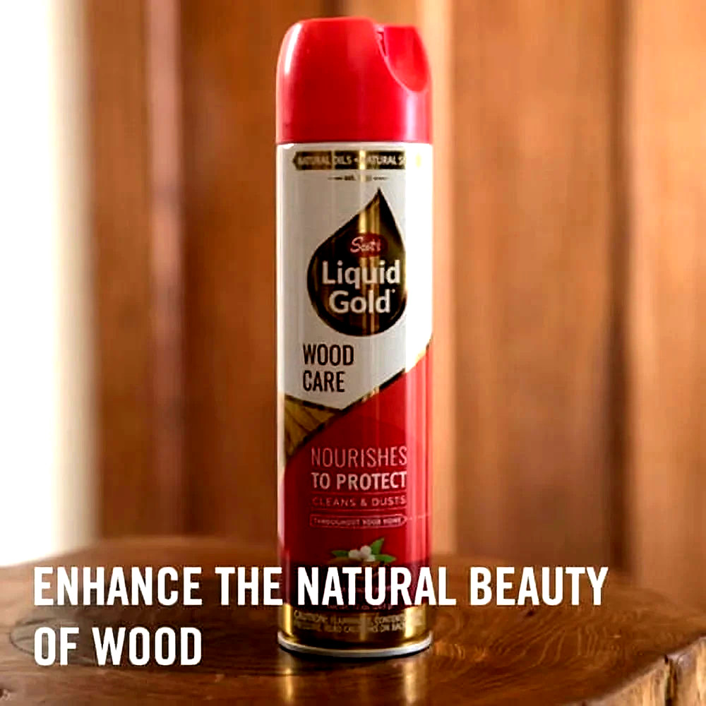 Scott’s Liquid Gold Aerosol Spray Wood Care Furniture Polish and Cleaner 10 oz