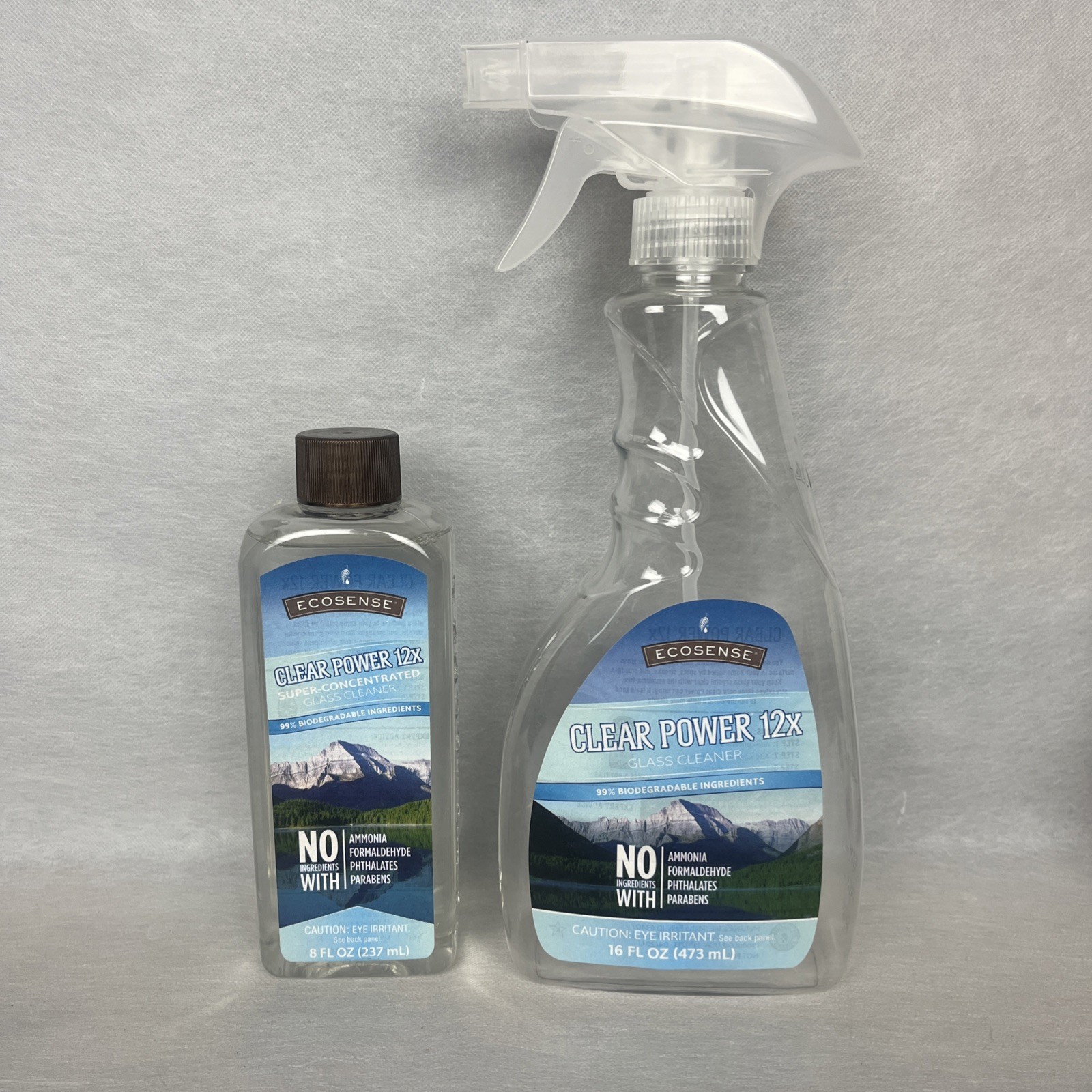 Melaleuca EcoSense Clear Power 12x Concentrated Glass Cleaner 8 Oz New + Sprayer