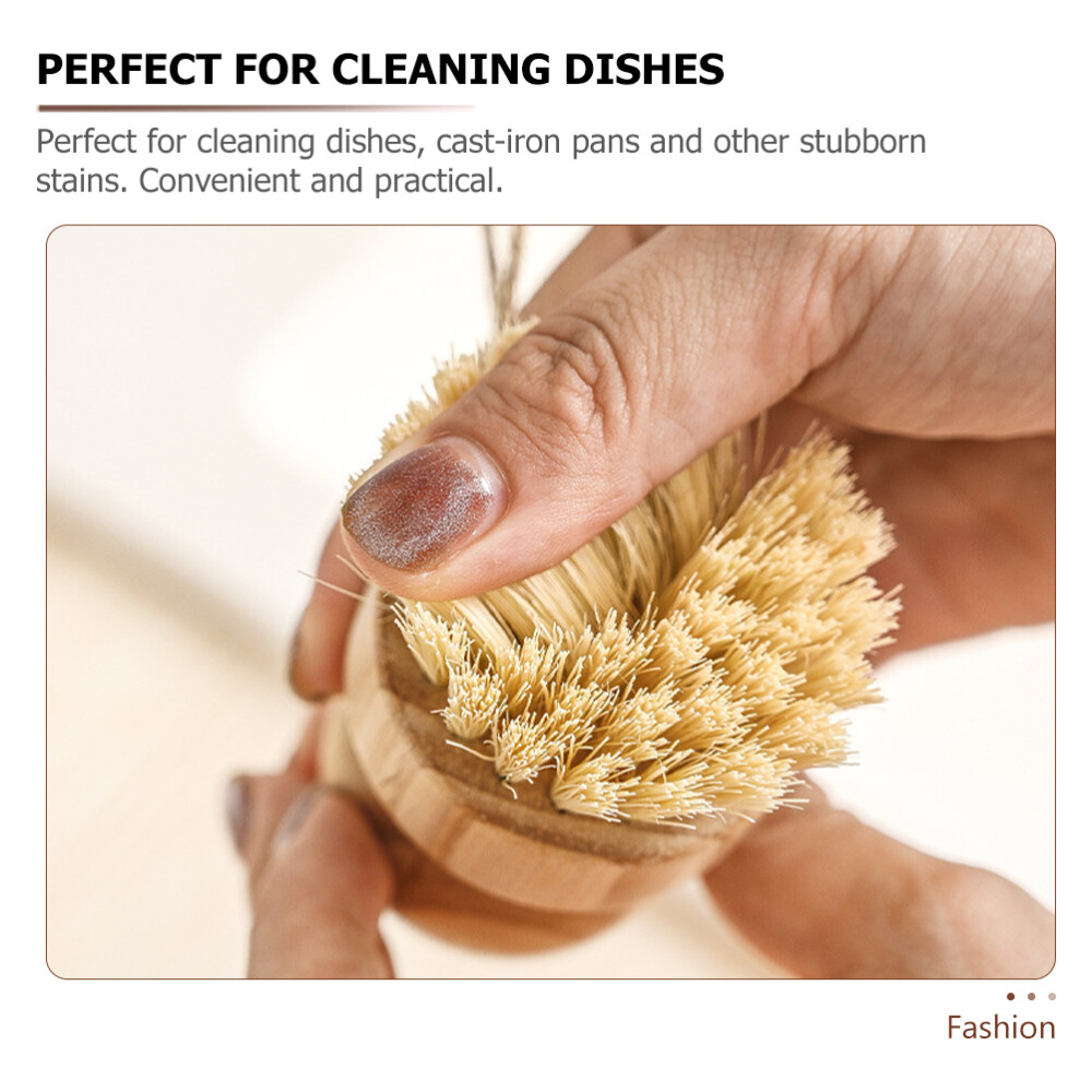 1 Set of Kitchen Cleaning Brush Dish Scrub Brush Wok Brush Base Brush New