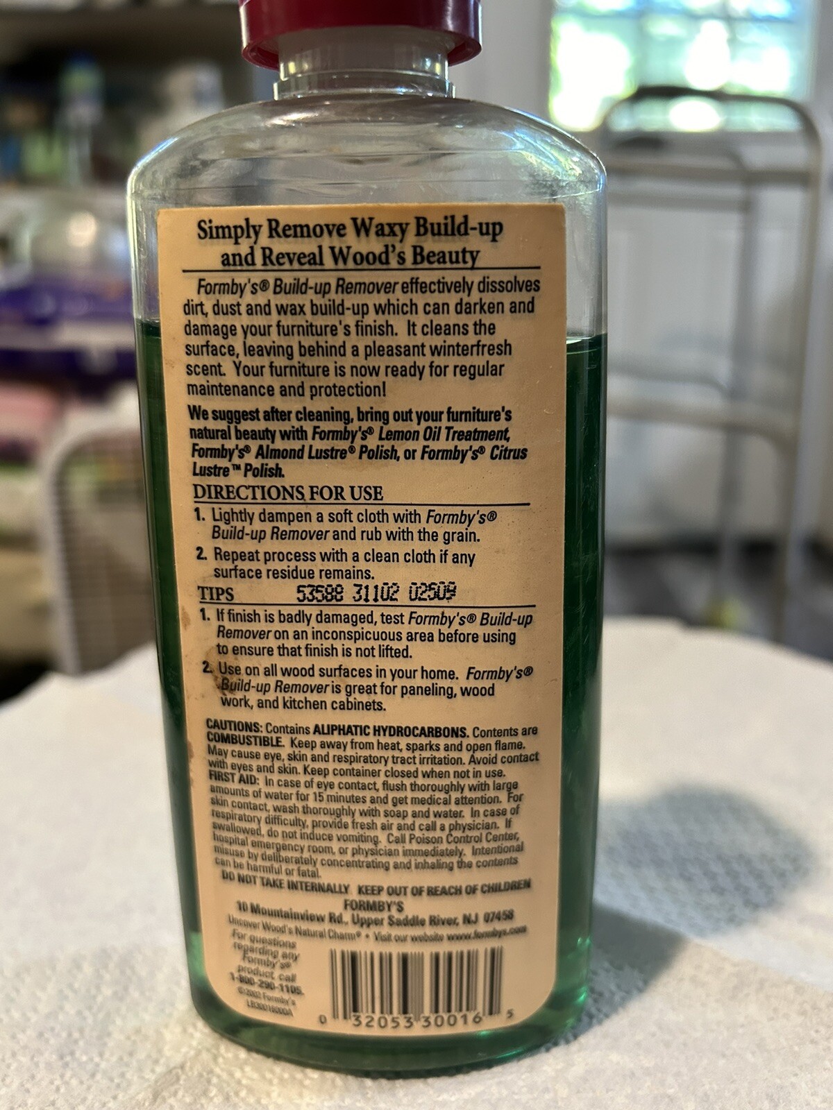 Formbys Deep Cleansing Furniture Cleaner 8 Ounces Almost Full