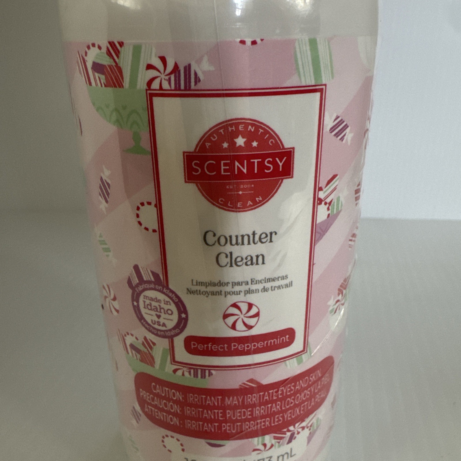 New & Sealed Scentsy Counter Clean Perfect Peppermint Scent Full Size 16 Fl Oz