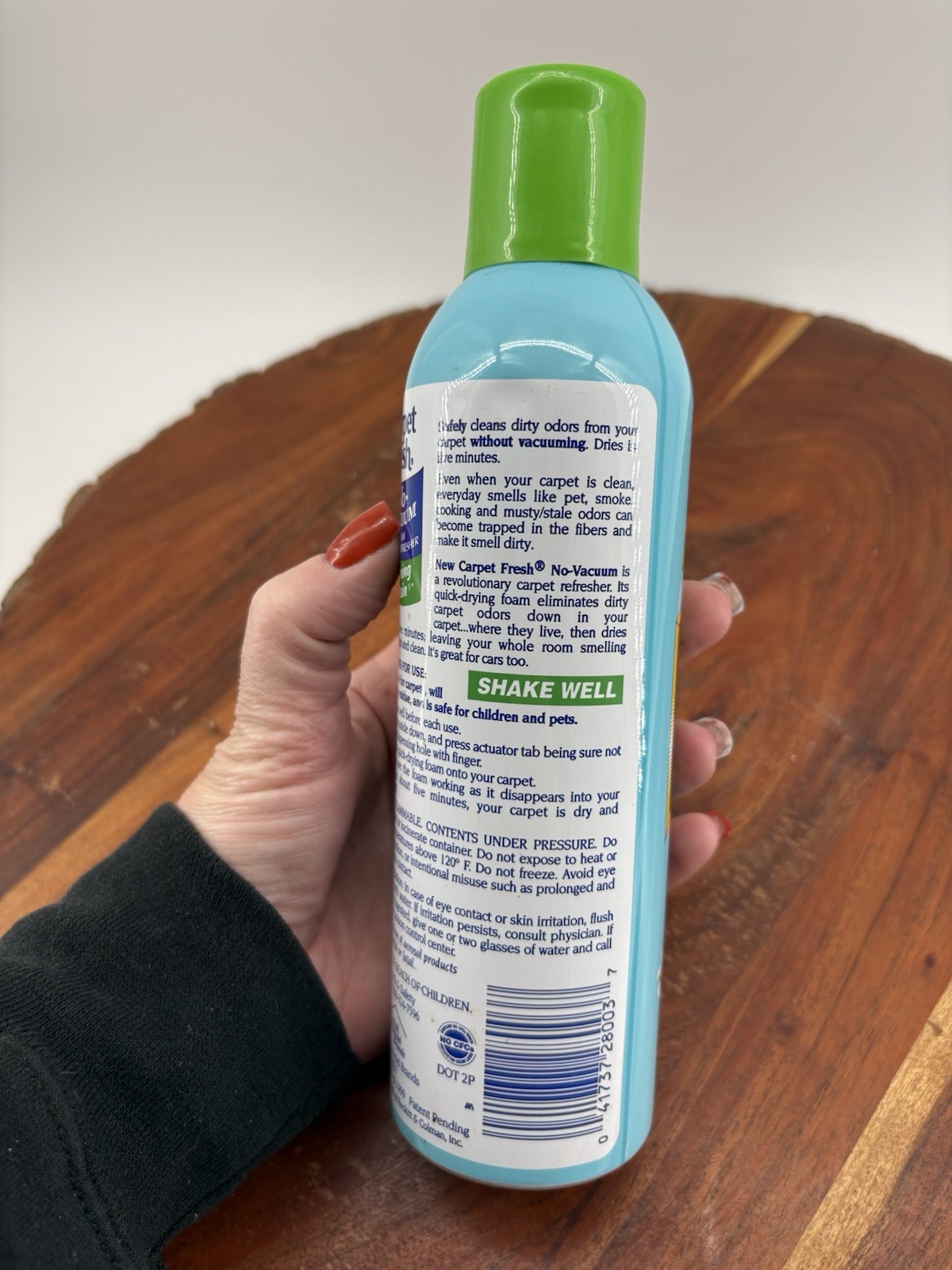 Vintage 1999 Carpet Fresh No Vacuum Foam Carpet Refresher Morning Rain 10.5 oz