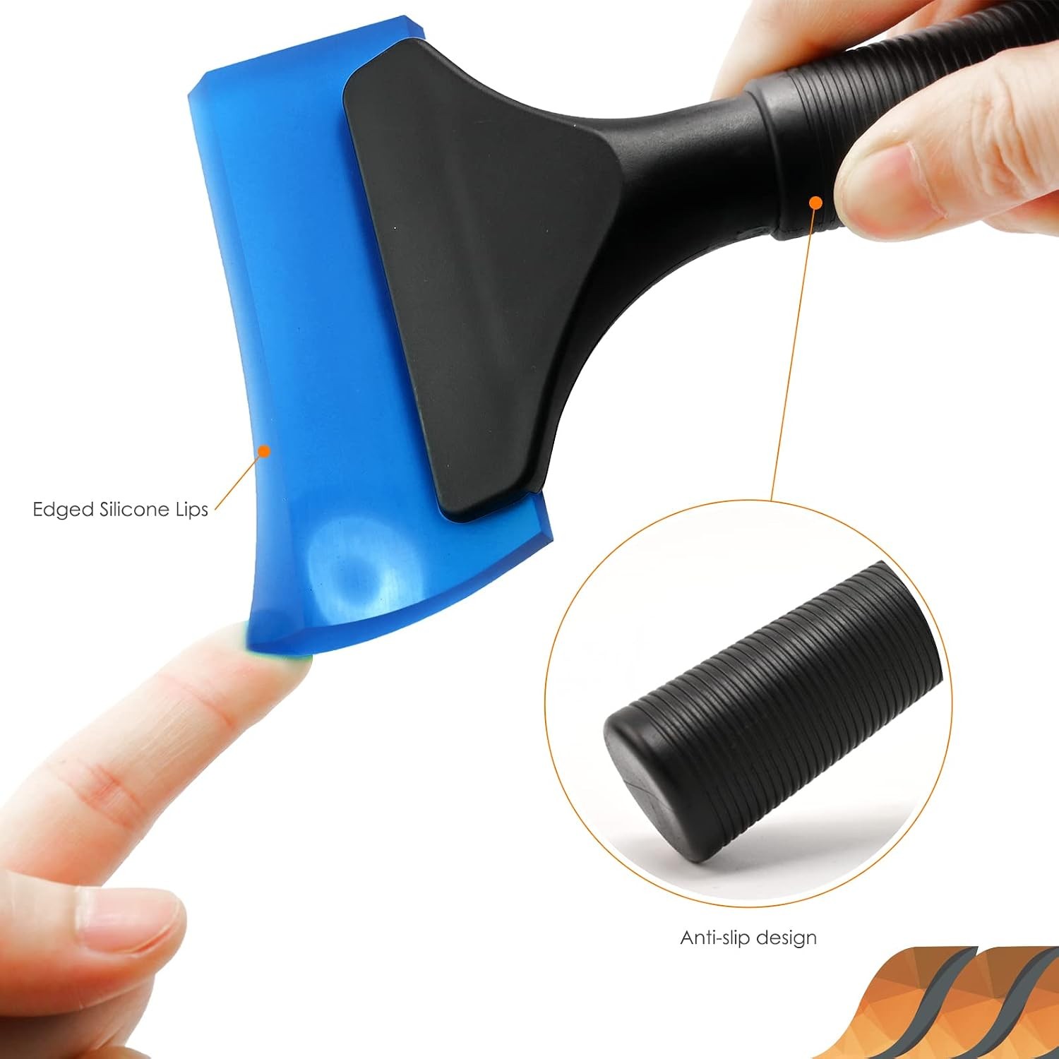 Small Squeegee 5 inch Rubber Window Tint Windshield Scraper for Car,Glass,