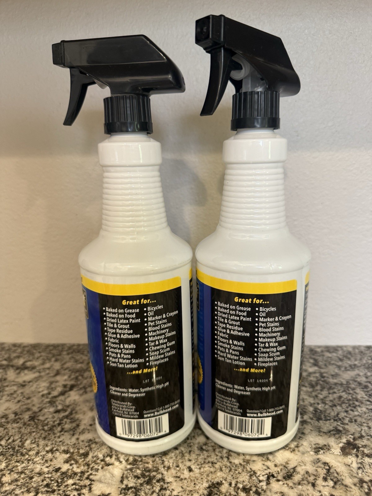 BulbHead Grease Police Magic Degreaser – 946ml – 2 Bottles – NEW