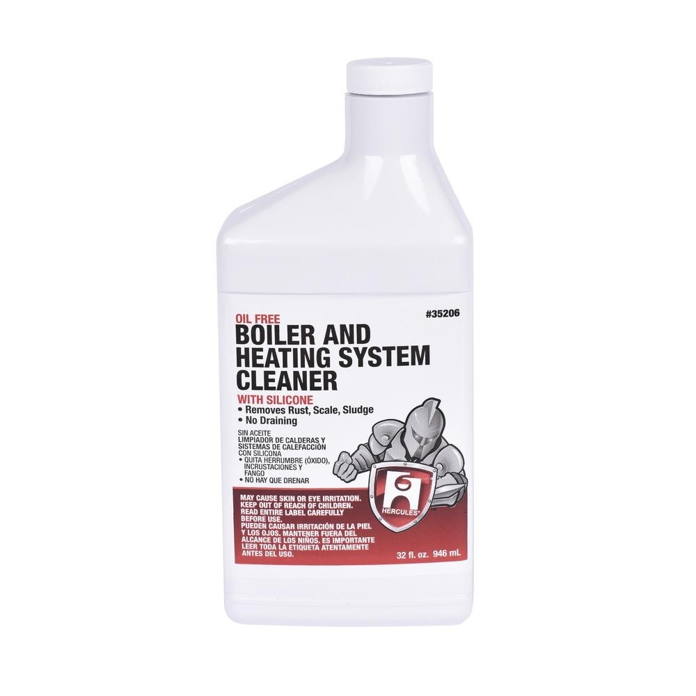 Hercules 32 Oz. Heating System and Boiler Cleaner with Silicone