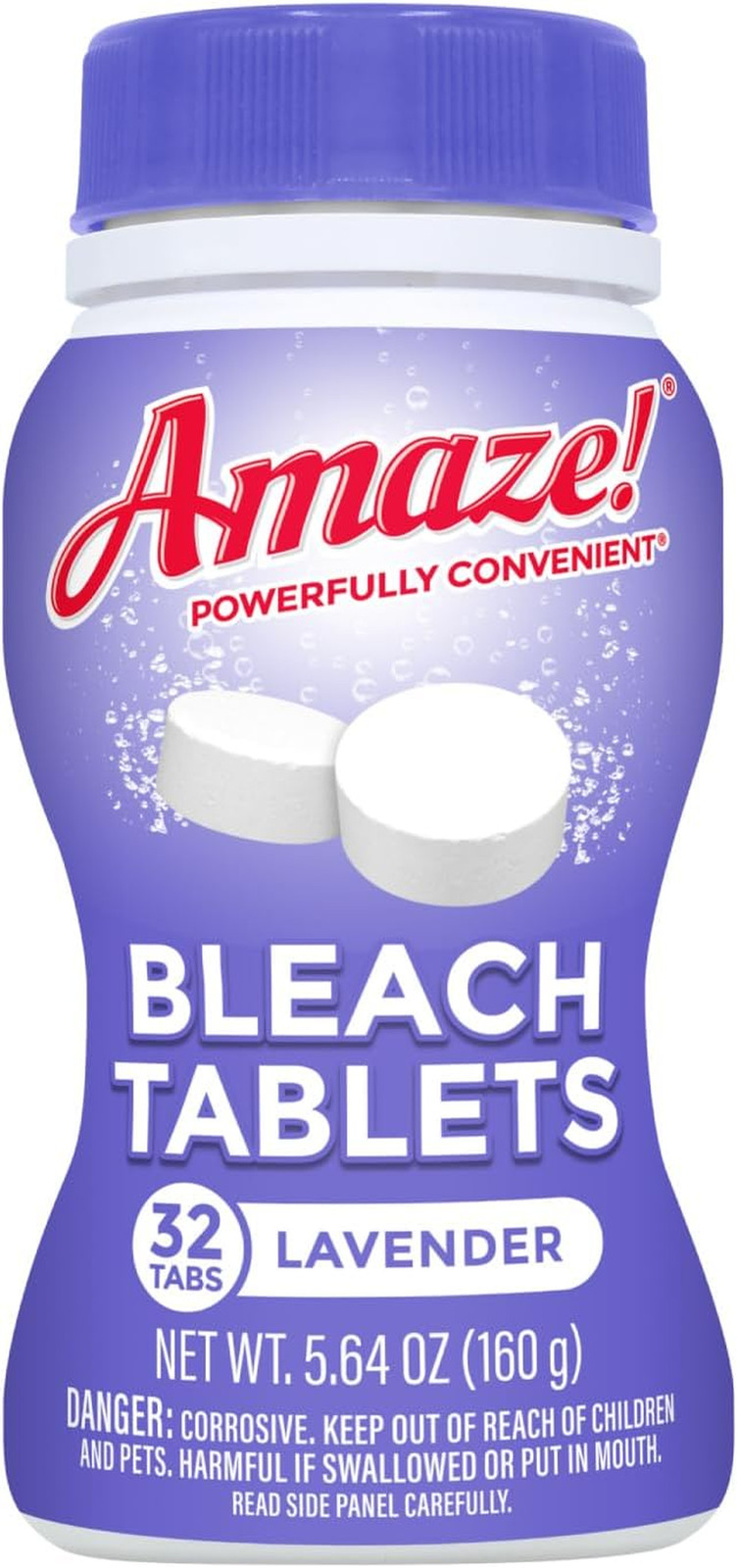 Ultra Concentrated Bleach Tablets [32 Tablets] – Lavender Scent – for Laundry, T