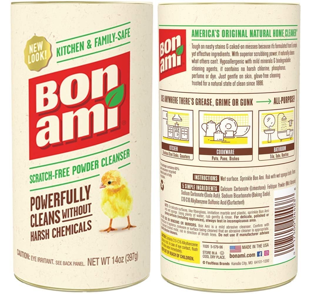 Bon Ami Powder Cleanser – 14 oz (Pack of 6)