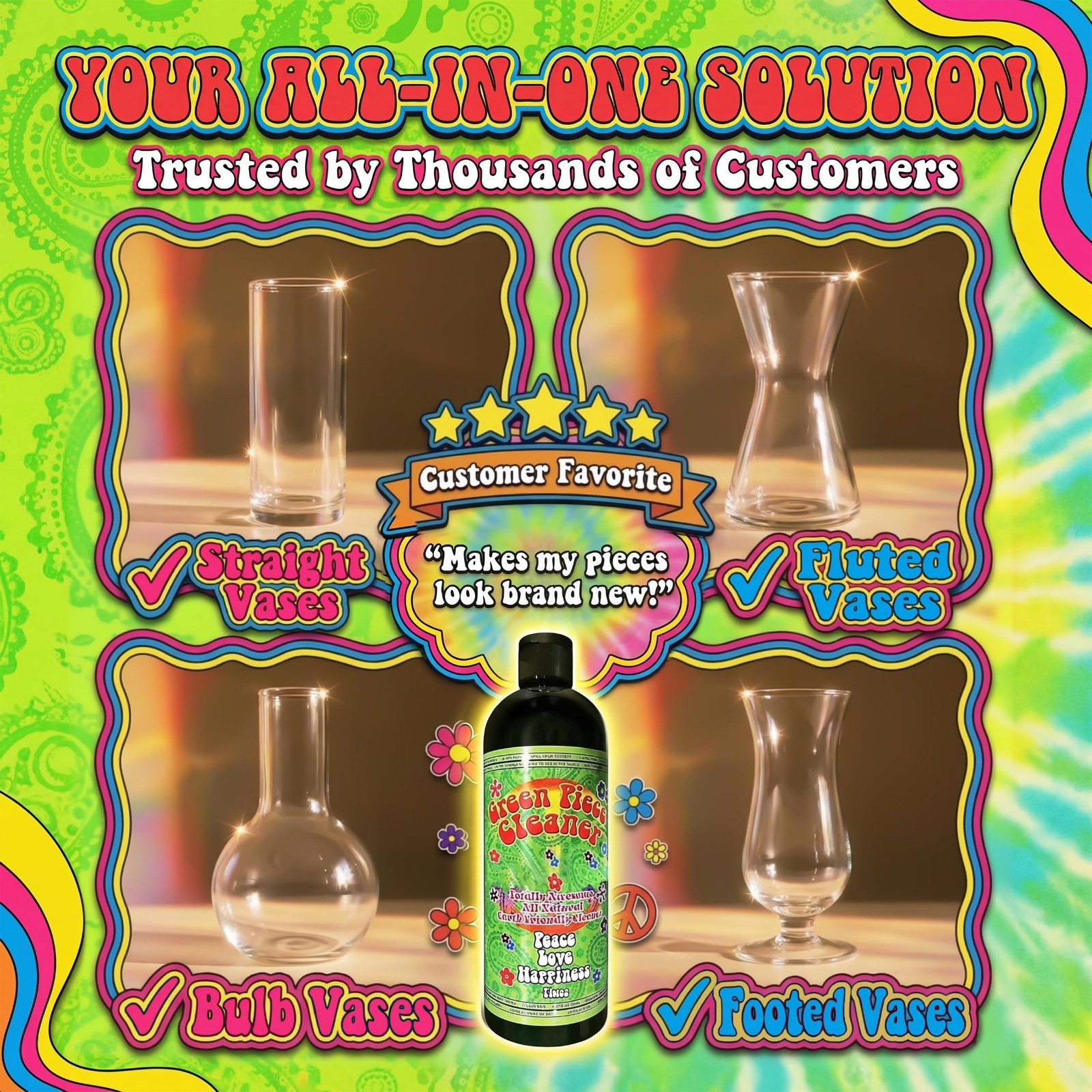 All-Natural Glass Cleaner – Eco-Friendly Multi-Purpose Cleaner for Metal & Ceram