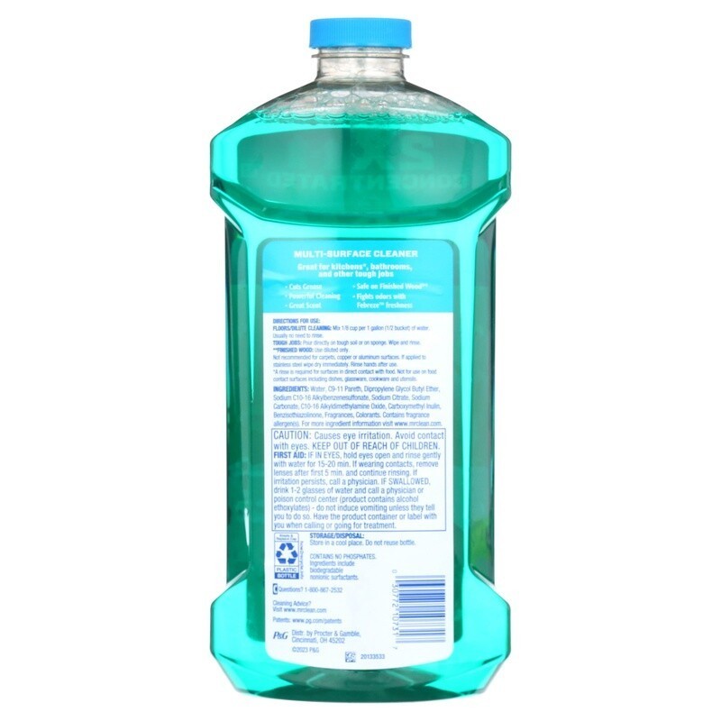 Concentrated Multi Surface Cleaner All Purpose Febreze Meadows Rain Scent 41oz