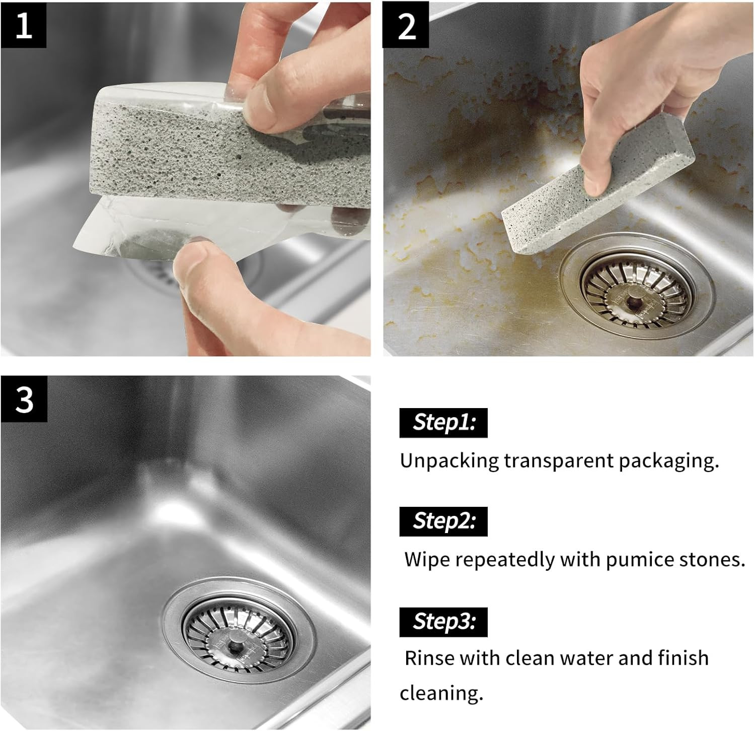 36 Pack Pumice Stones for Toilet Cleaning Bowl Stick,Pumice Scouring Pad Pumice