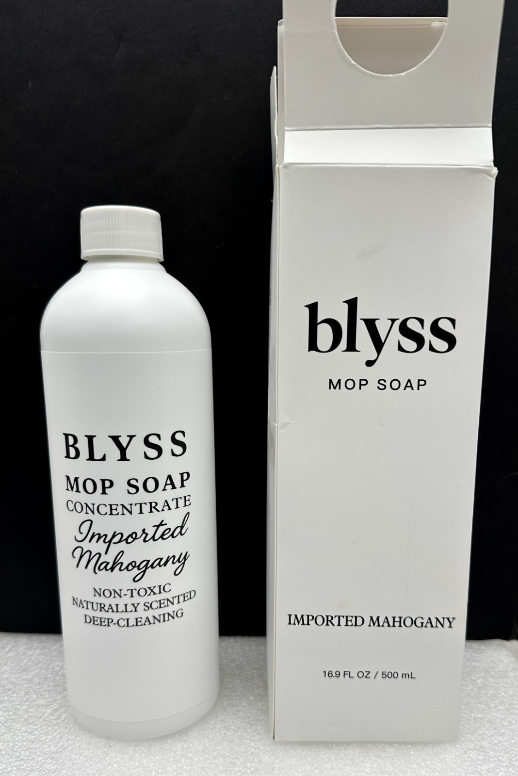 Blyss Mop Soap Non Toxic Cleaning Concentrate Imported Mahogany 16.9fl oz, 9/28