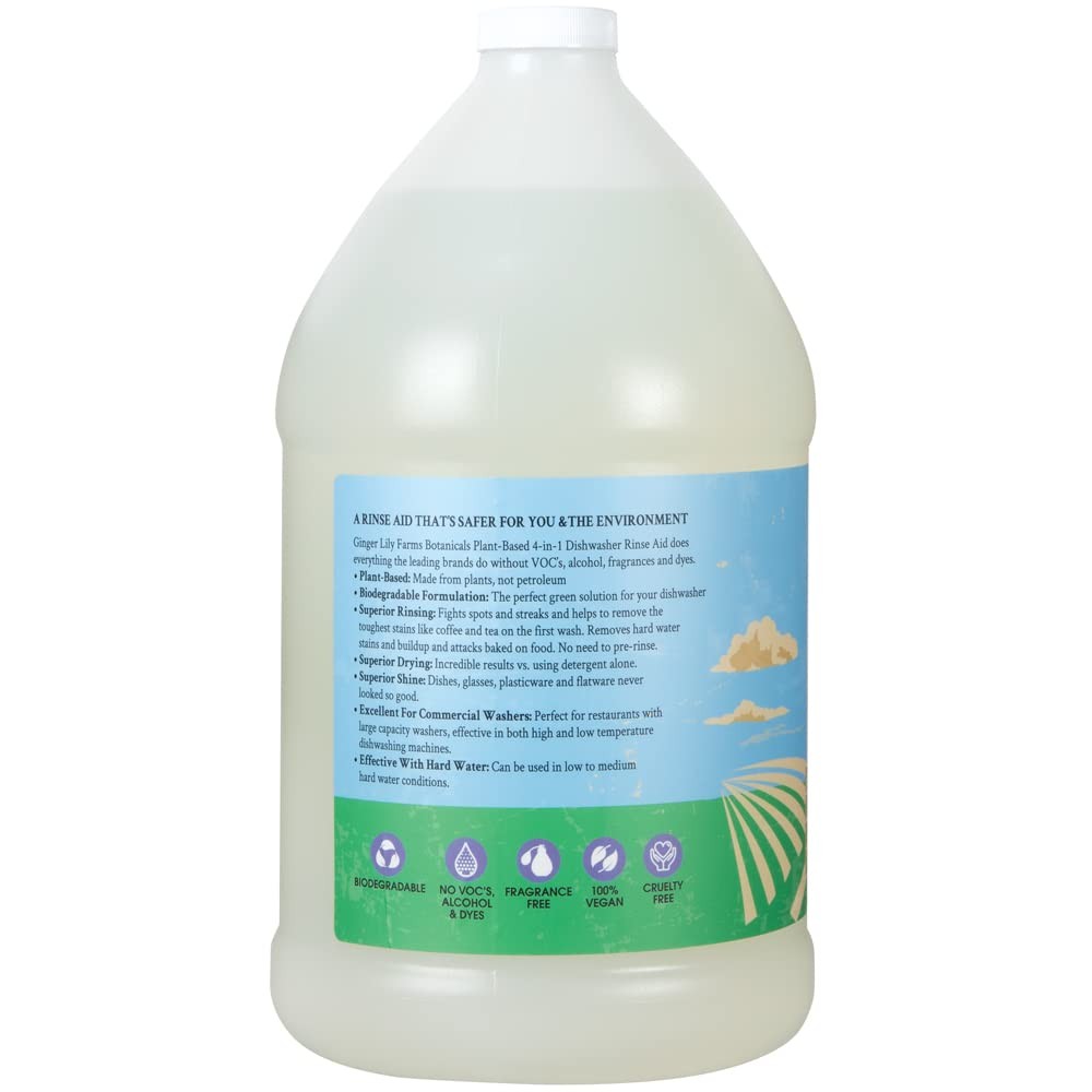 Botanicals Plant-Based 4-In-1 Dishwasher Rinse Aid 100% Vegan & Cruelty-Free …