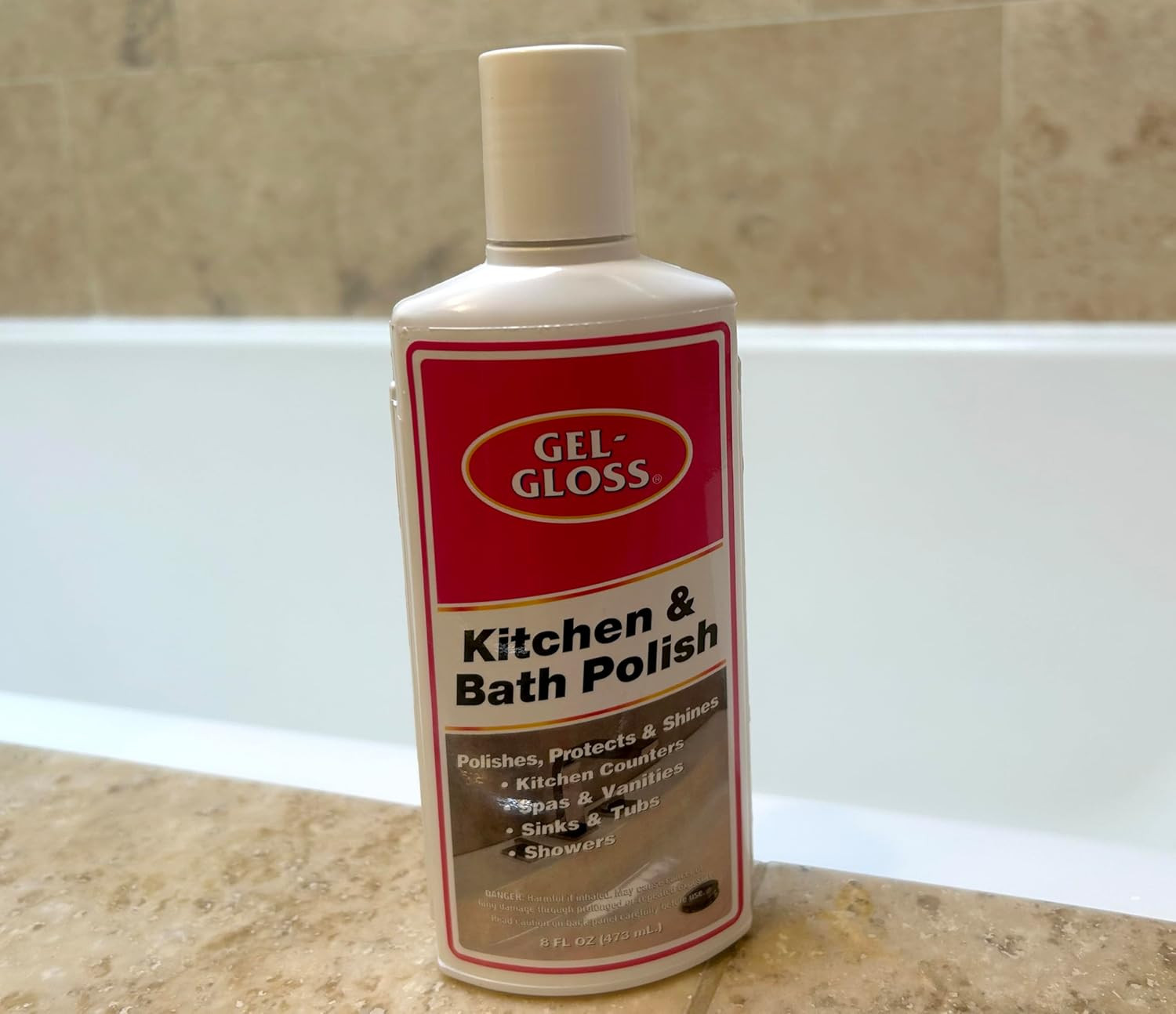 Indusies Kitchen and Bath Cream Wax Polish, 8 Fluid Ounces -GG-8
