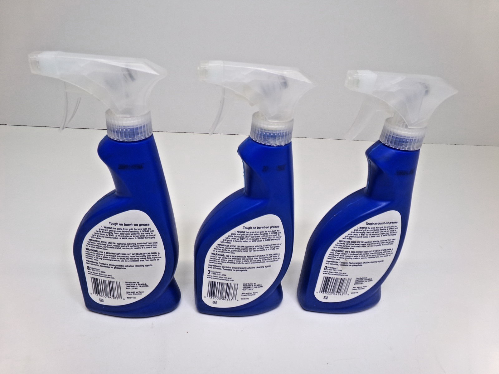 Dawn Grill Cleaner spray 12.8 oz bottle BBQ Power Dissolver QTY 3