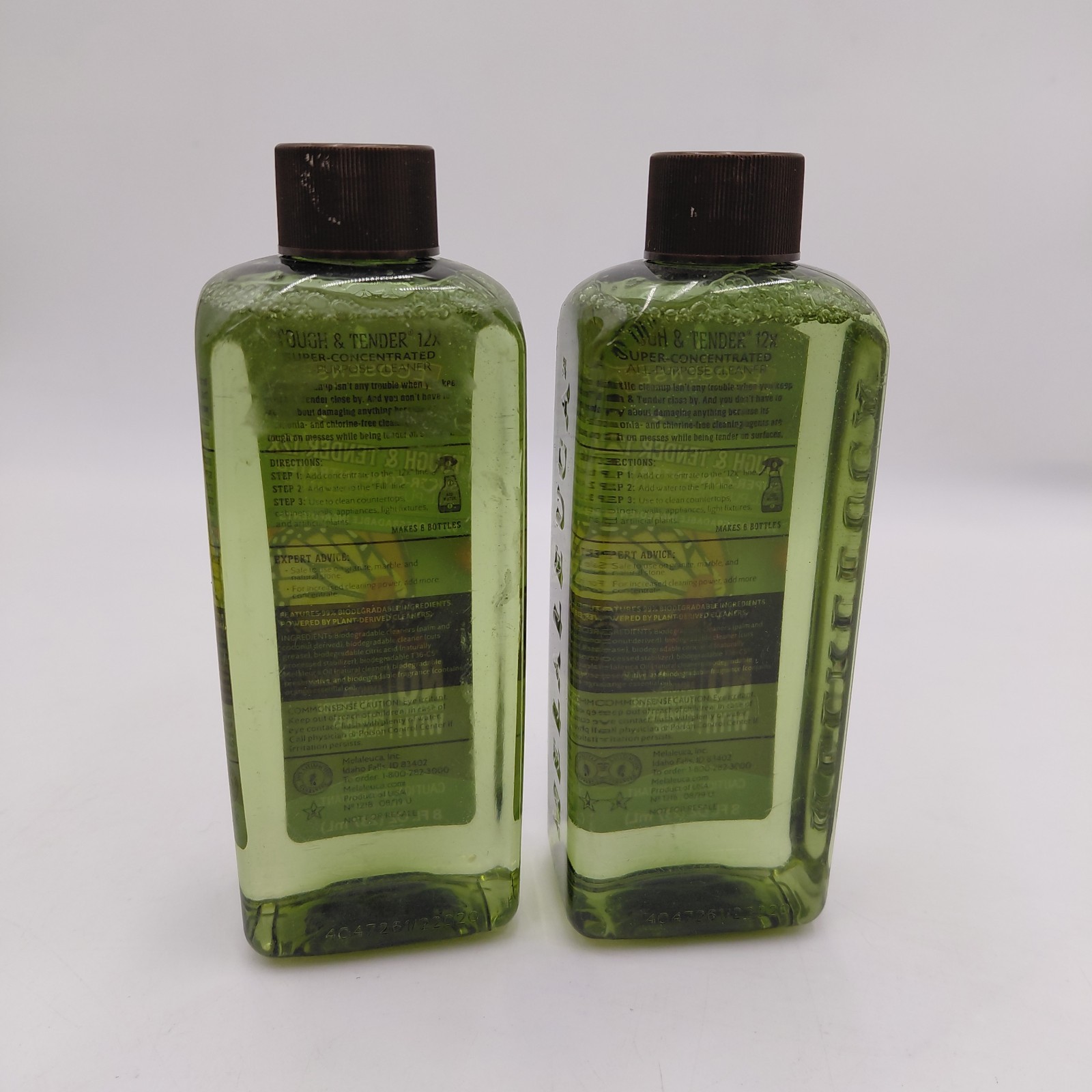 Melaleuca Ecosense Tough Tender 12X Concentrate Cleaner, 8 oz – 2 Pack