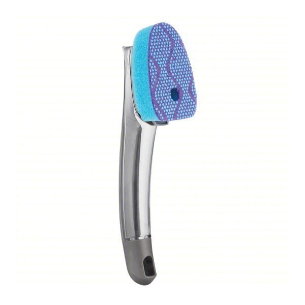 Scotch-Brite 451A-4 Non-Scratch Dish Wand, 11 1/4 In L, Blue