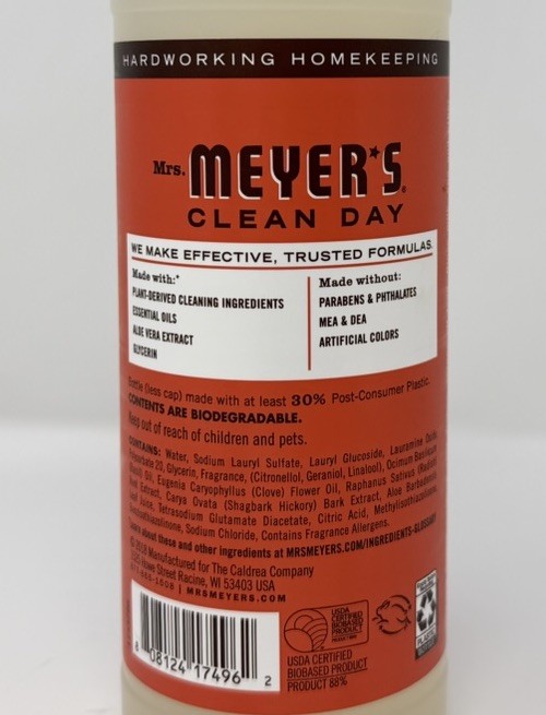 Mrs Meyer’s Clean Day RADISH Scent Dish Soap, 16 fl oz