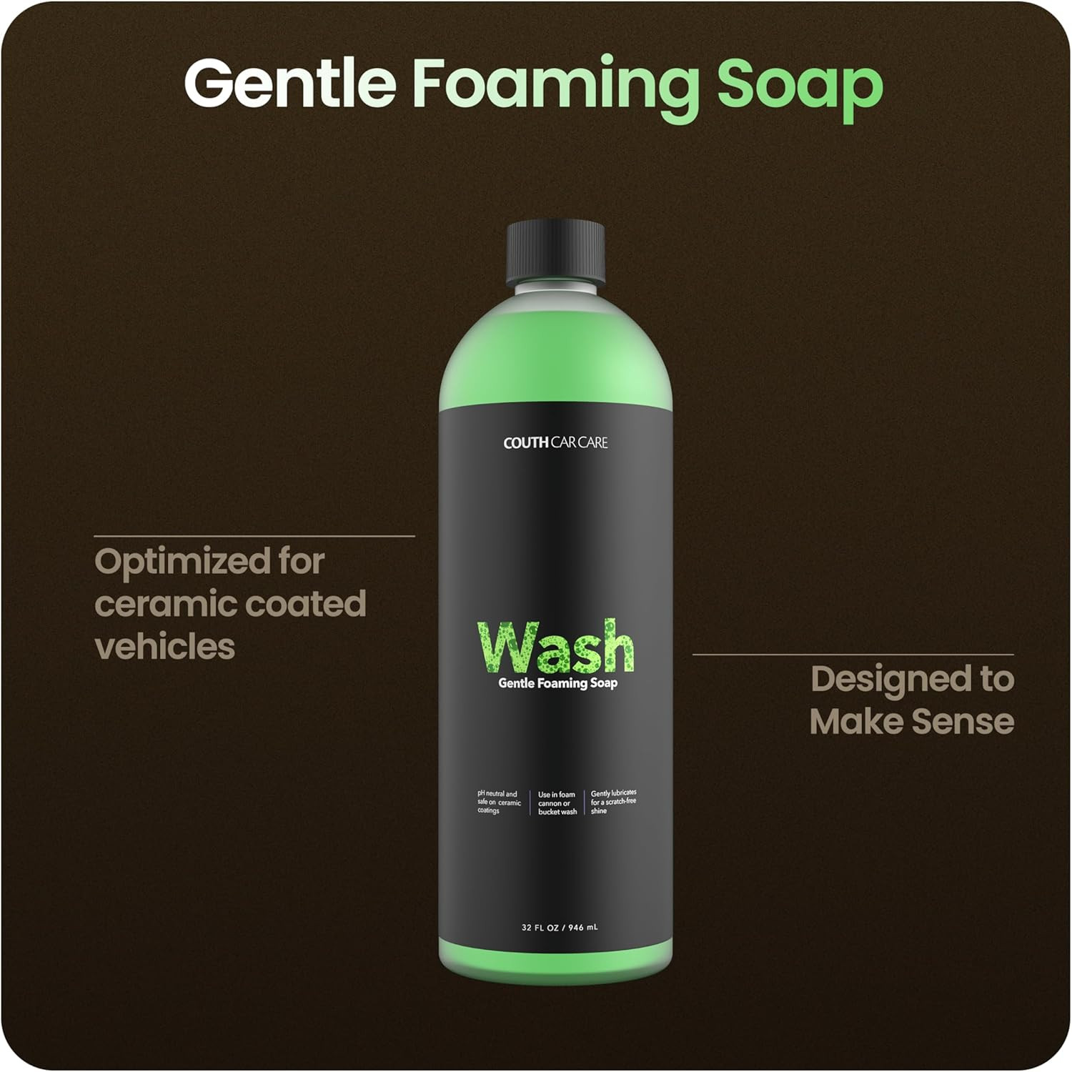 Wash – Ph Neutral Car Wash Soap | Car Soap for Foam Cannon or Bucket Wash | Cera