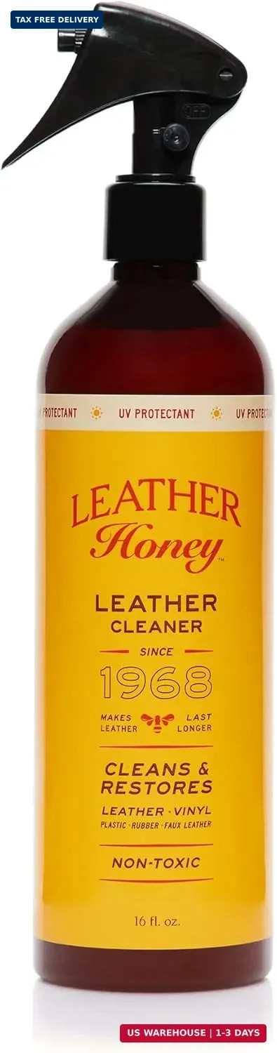 Leather Honey Leather Cleaner Spray: UV Protectant, Non-Toxic & Made in the USA
