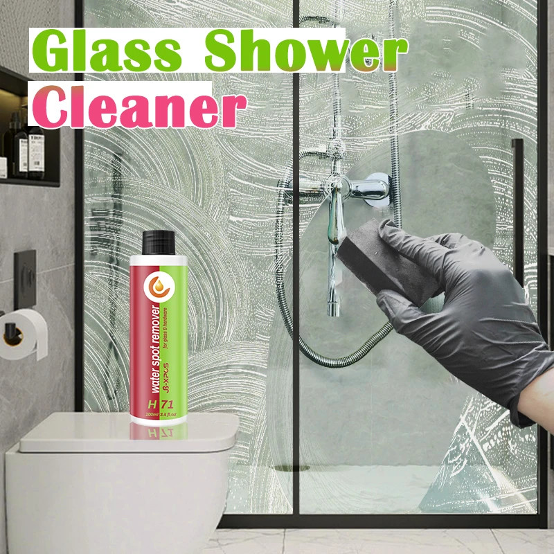 Bathroom Glass Cleaner Hard Water Spot Remover For Shower Door Ceramic Tiles