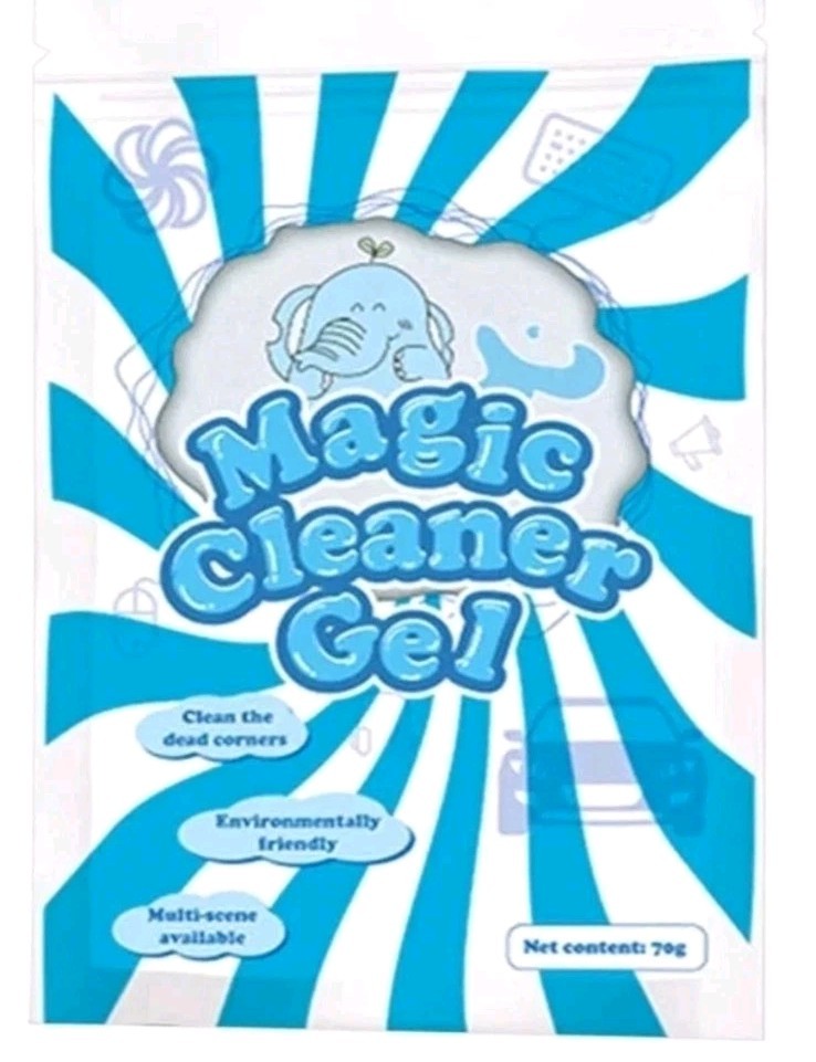 4 Pack Magic Cleaner Gel – 2 Colors Reusable Dust Remover for Keyboards & Cars