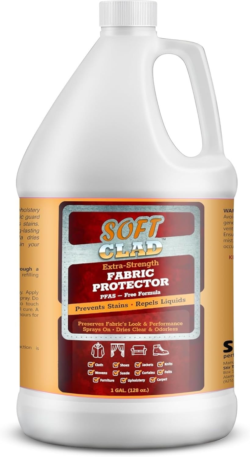 Extra Strength Fabric Protector 1 Gallon – Stain Guard, Repels Water, USA Made