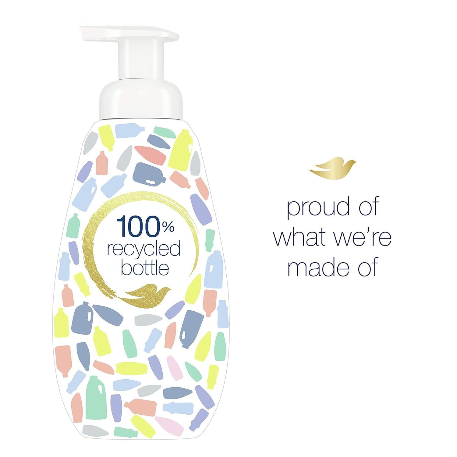 Dove Instant Foaming Body Wash 4 Count for Softer and Smoother Skin Sensitive
