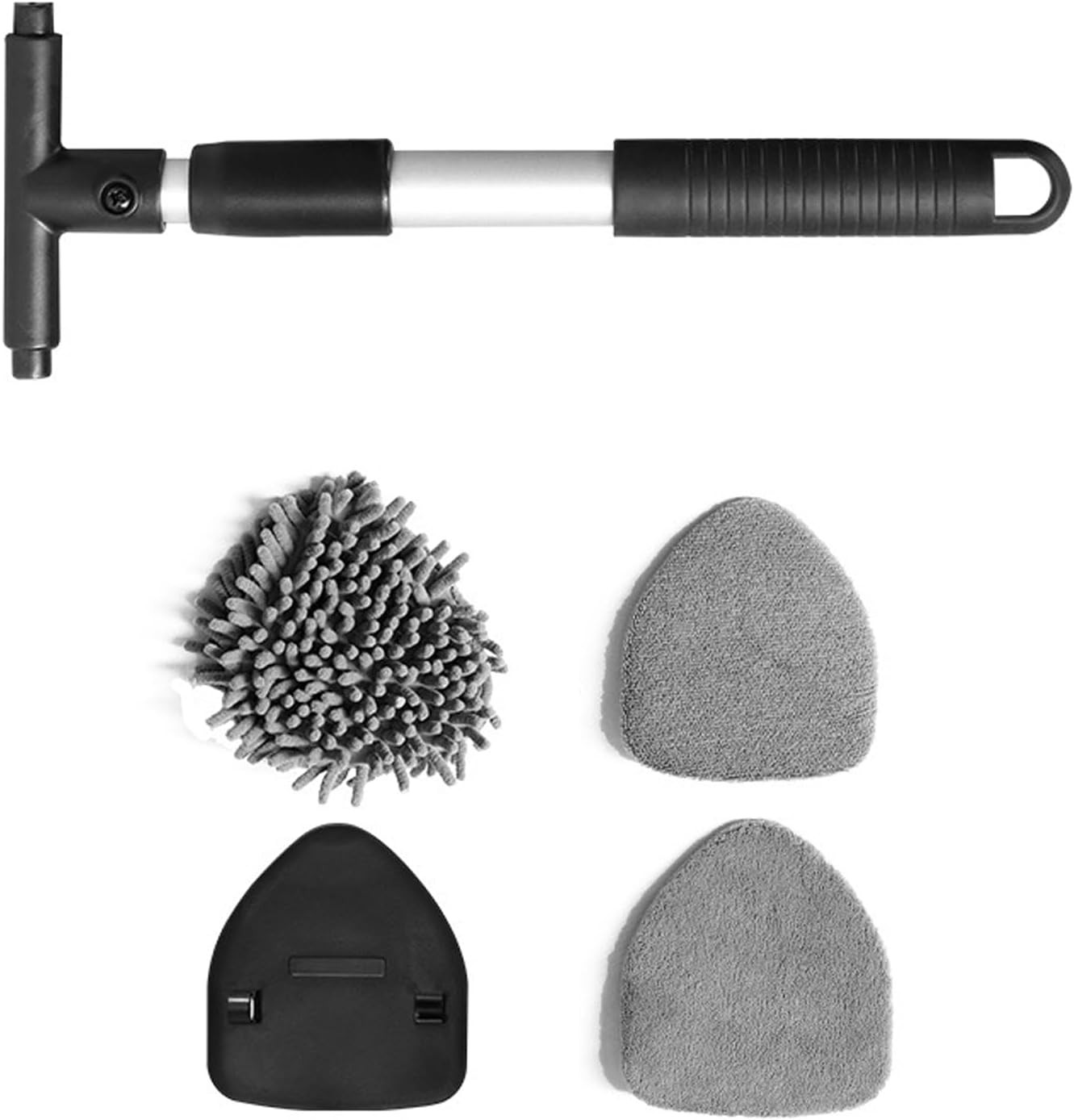 Car Windshield Cleaner, Microfiber Vehicles Window Cleaning Tool with 3PCS Reusa