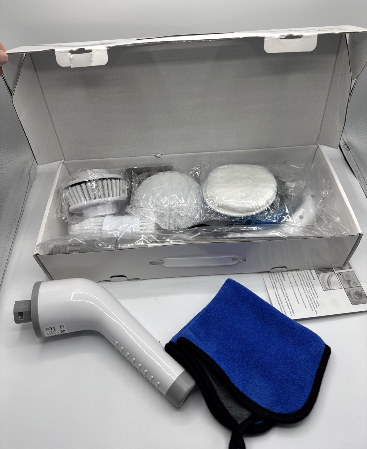 9 IN 1 Electric Spin Scrubber, Cordless Cleaning Brush Scrubber for Home