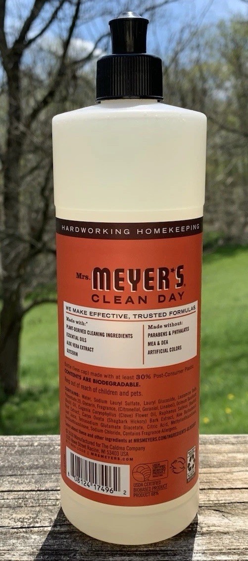 Lot of (3) Mrs. Meyer’s Clean Day Dish Soap RADISH Scent 16 oz. each