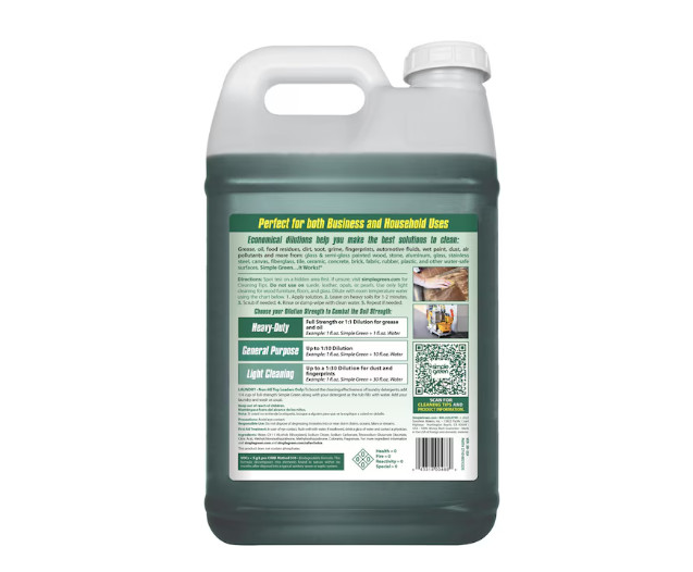 Simple Green Sassafras Scent Liquid All Purpose Cleaner Concentrate 2.5 Gallon