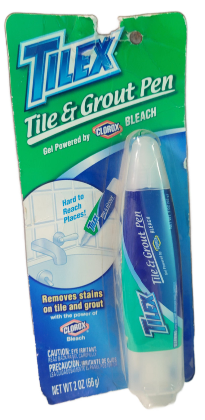TiLEX Tile & Grout Pen 2 oz. Dual Tip Clorox Bleach Gel Sealed Discontinued READ