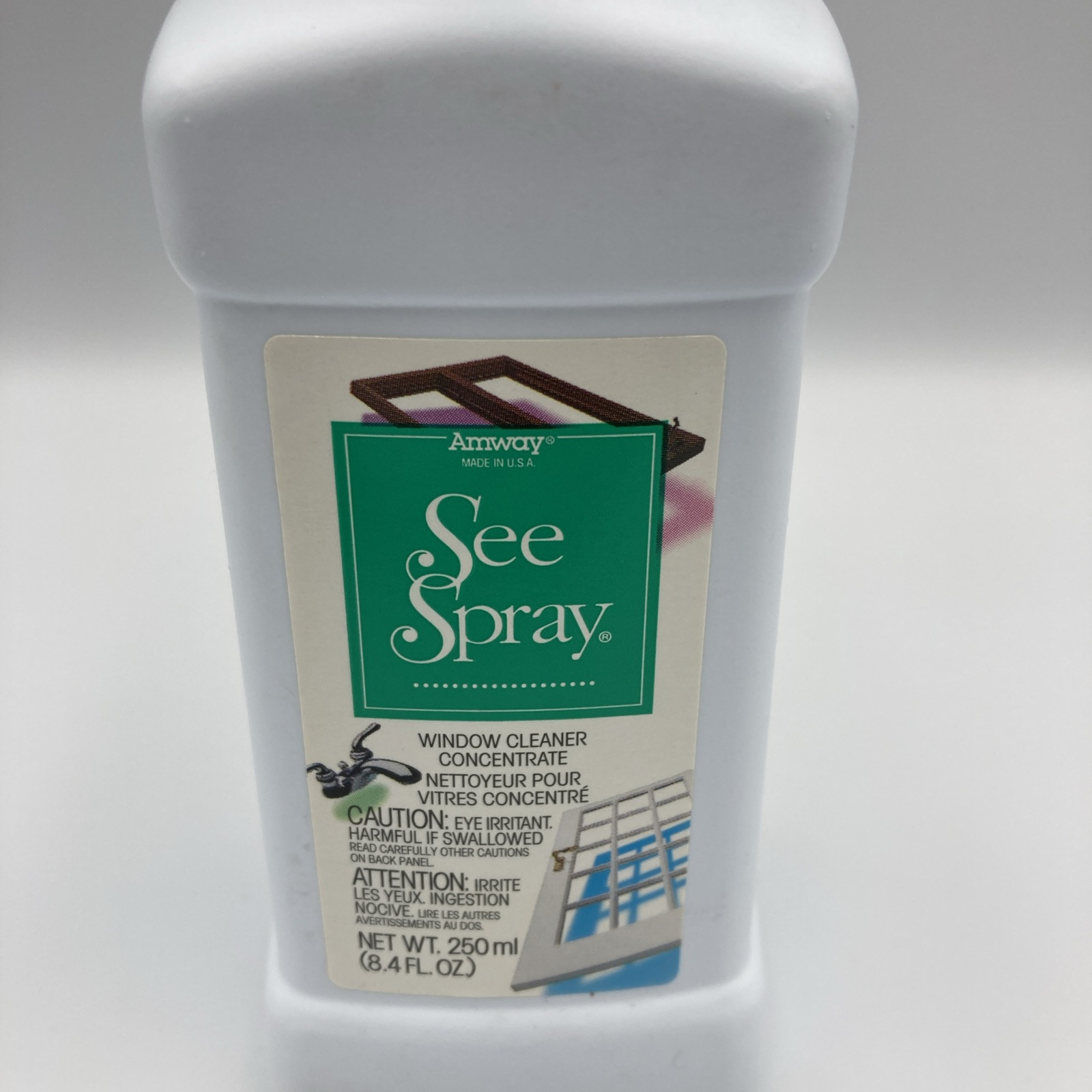 Amway See Spray Glass Window Cleaner Concentrate NOS 1996 USA 250 ml